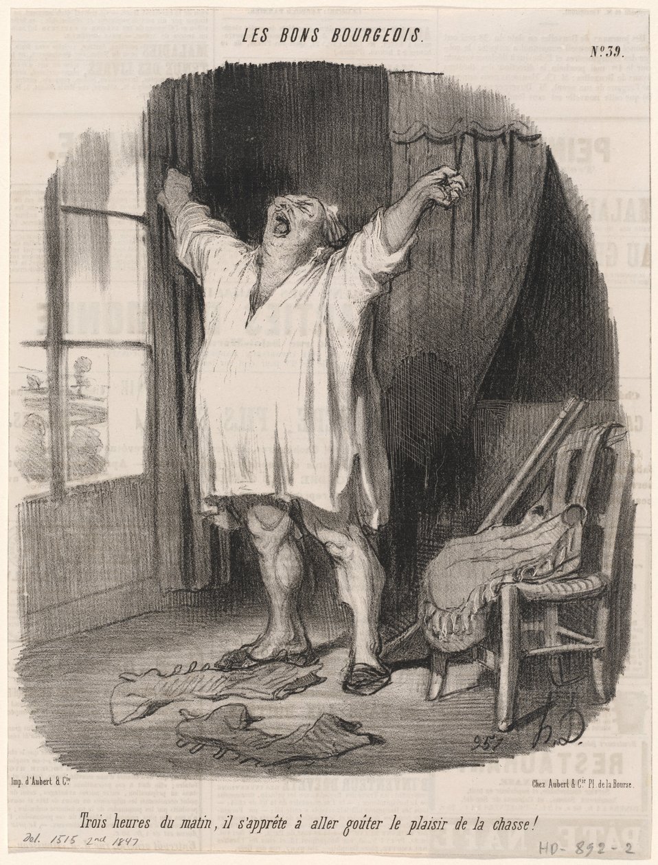 Trois heures du matin... - Honoré Daumier