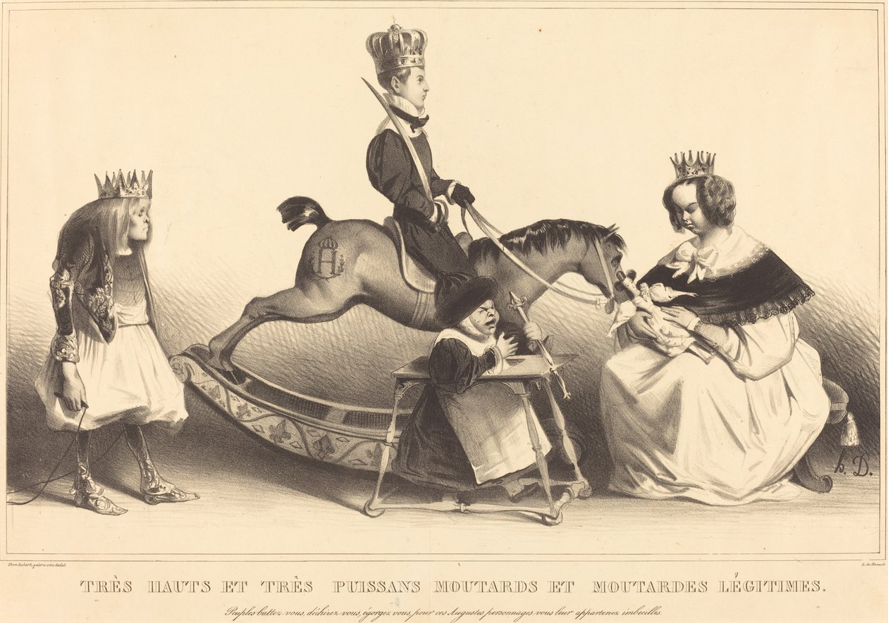 Très hauts et très puissants moutards et moutardes légitimes - Honoré Daumier