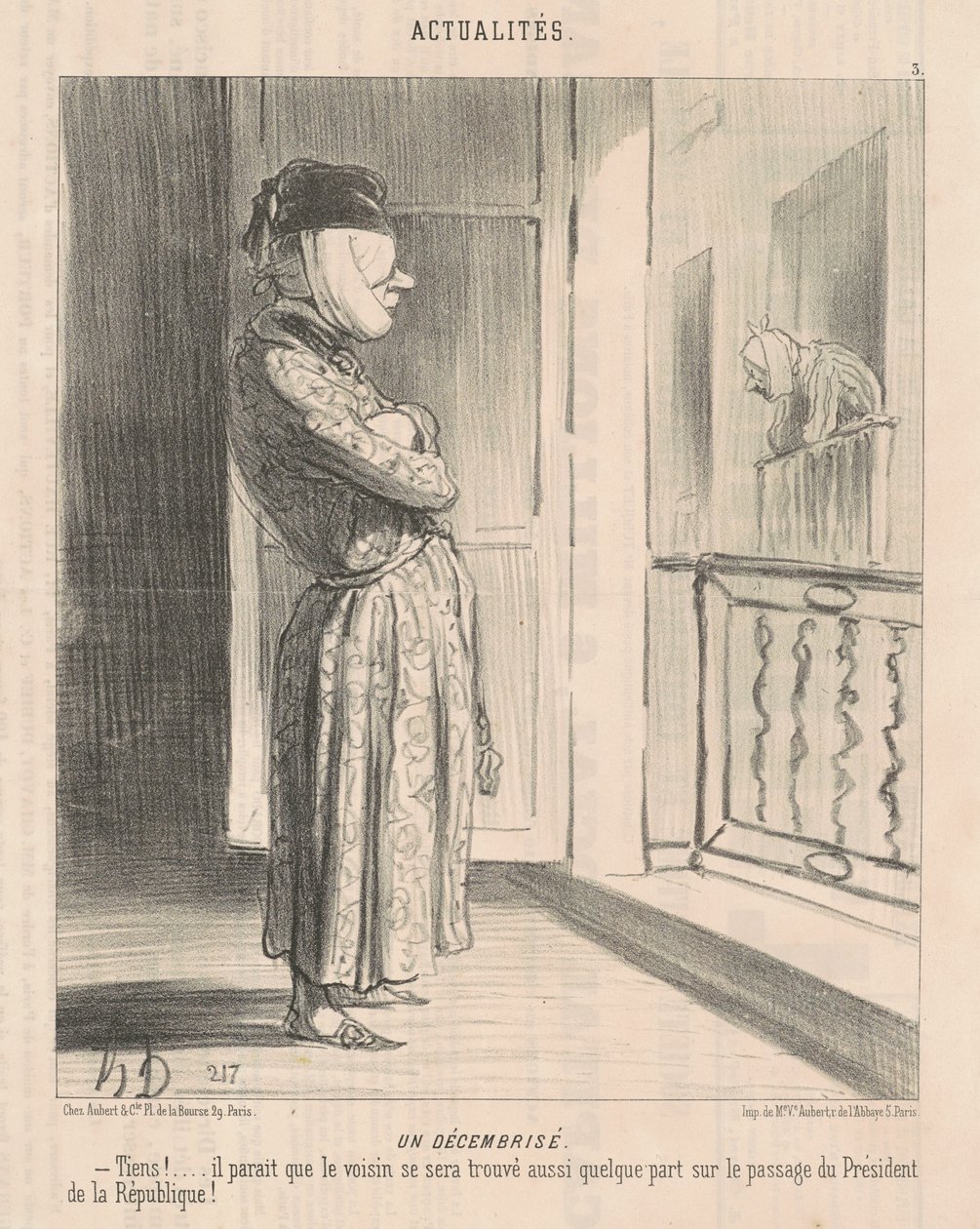 Un Décembrisé - Honoré Daumier