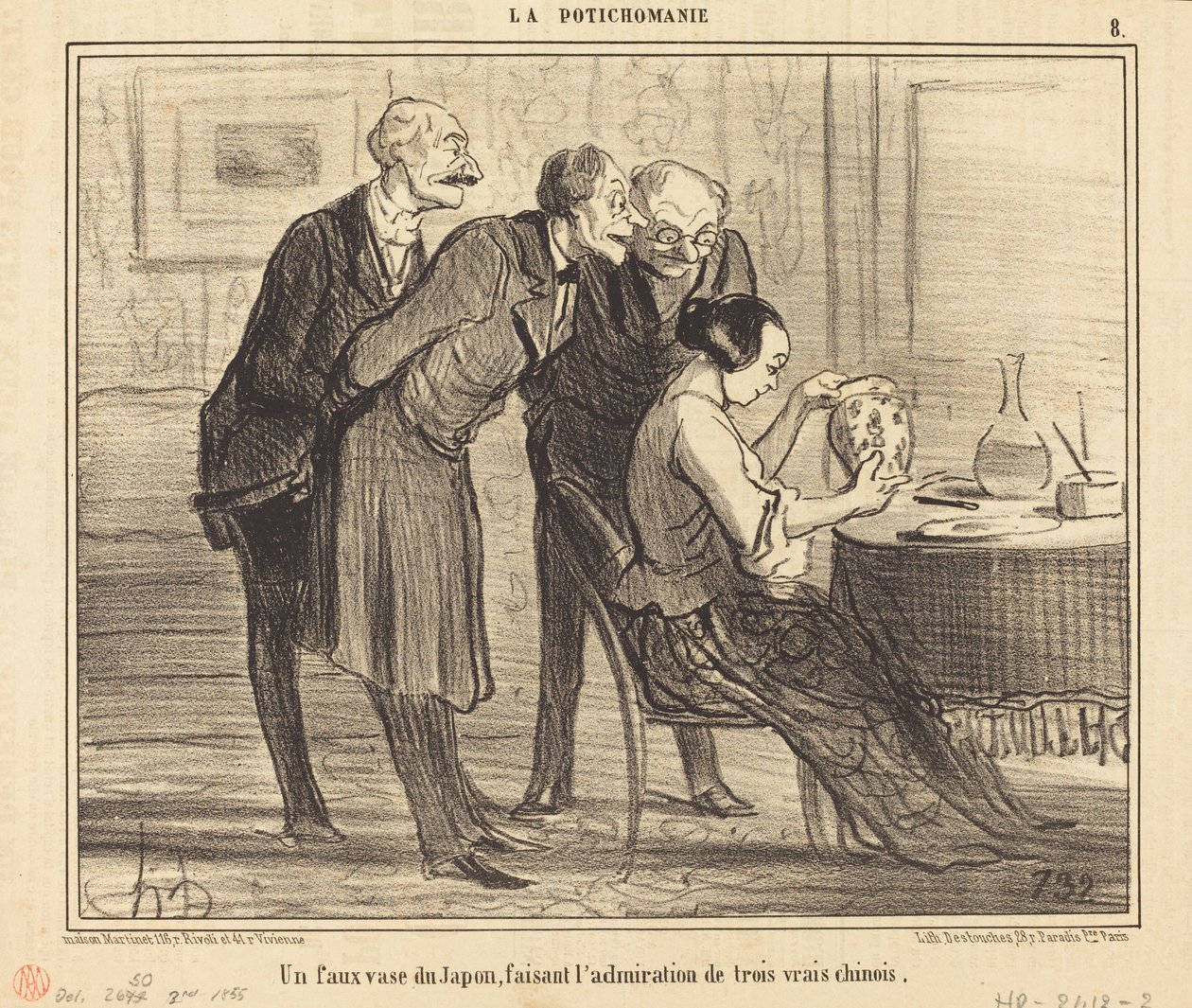 Un Faux vase du Japon faisant... - Honoré Daumier