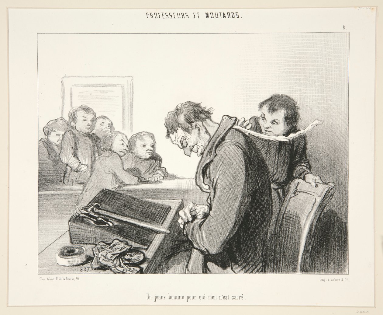 Un Jeune homme pour qui rien n - Honoré Daumier