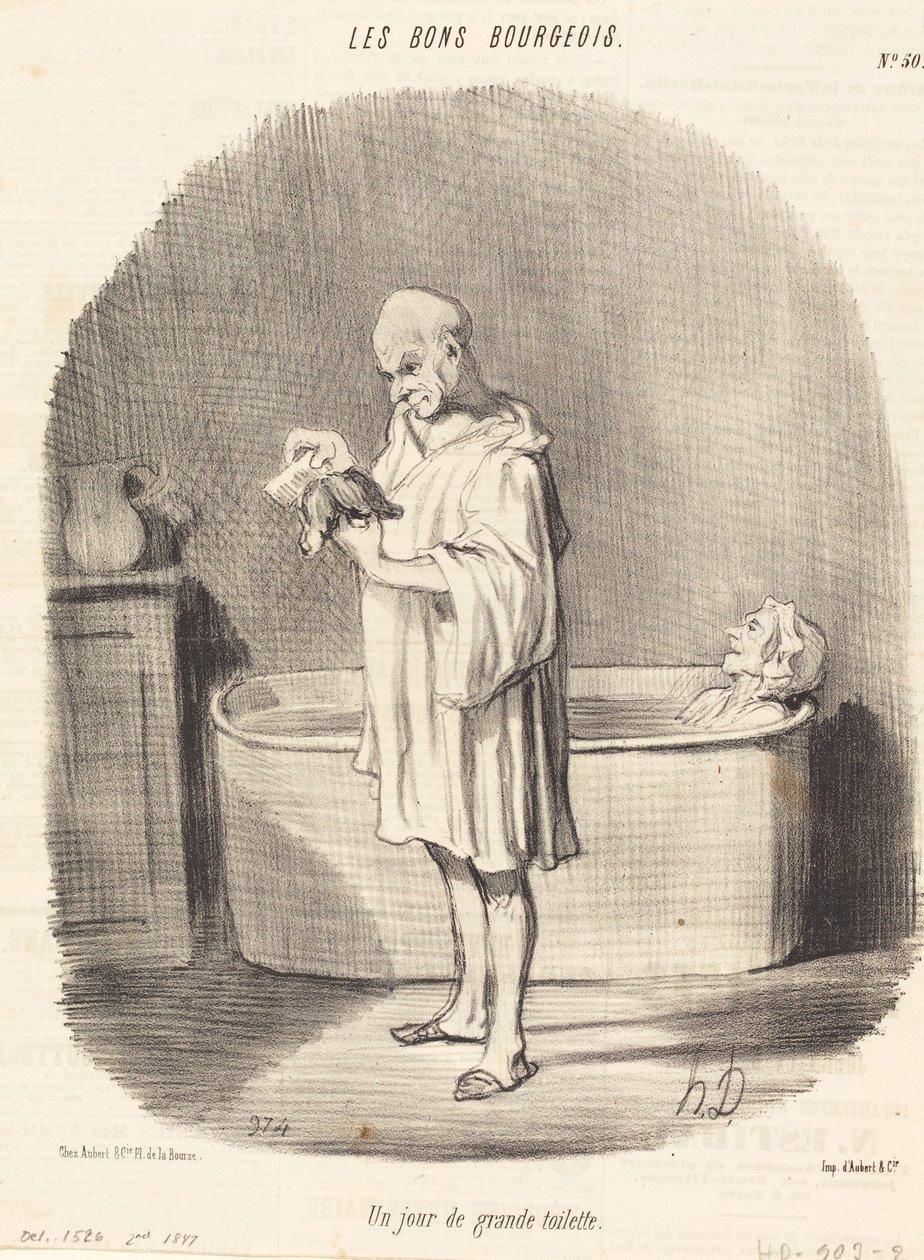 Un jour de grande toilette - Honoré Daumier