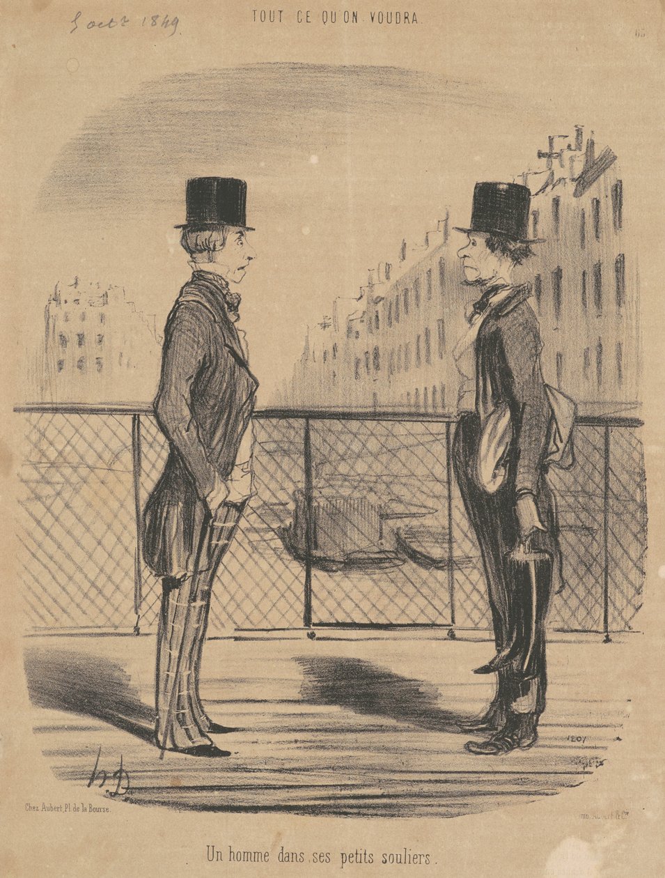 Un homme dans ses petits souliers - Honoré Daumier