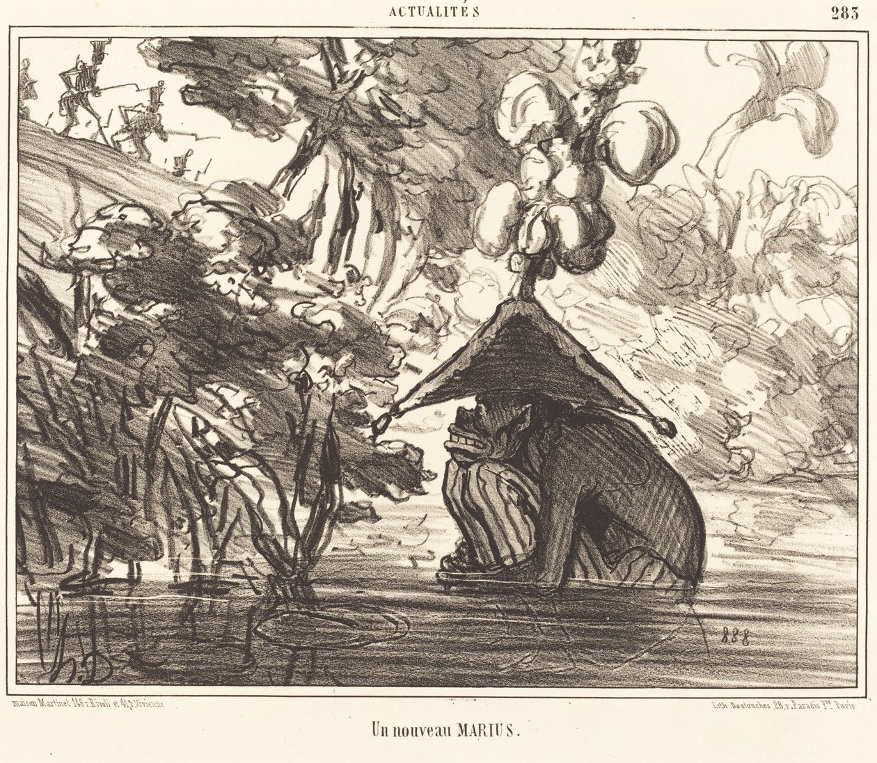 Un nouveau marius - Honoré Daumier