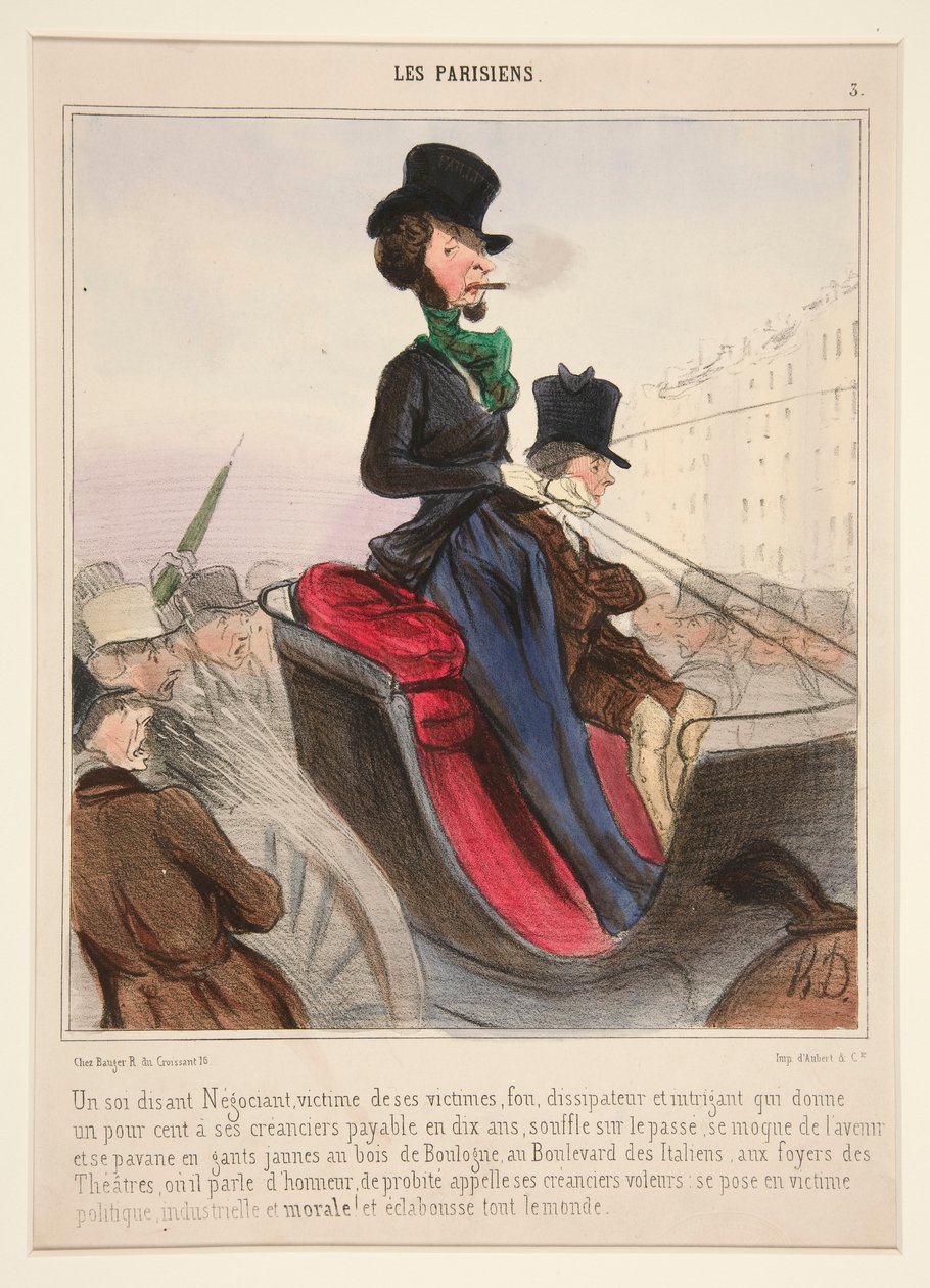 Un soi-disant négociant victime de ses victimes - Honoré Daumier