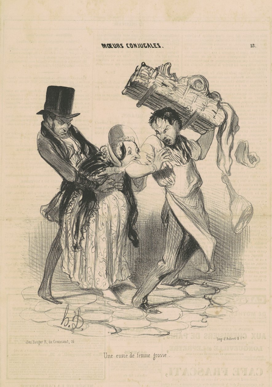Une envie de femme enceinte - Honoré Daumier