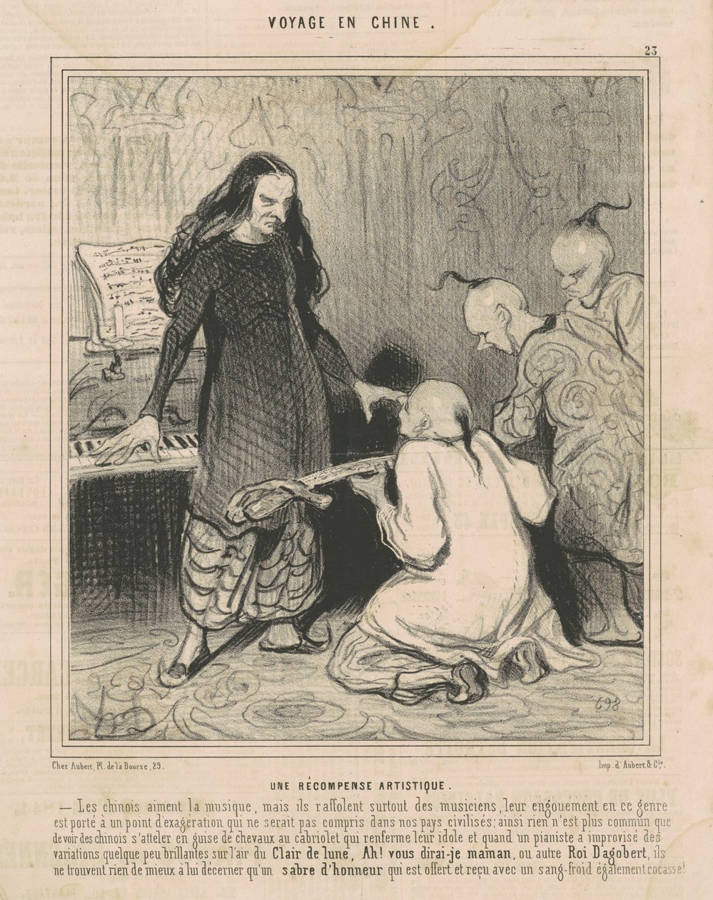 Une récompense artistique - Honoré Daumier