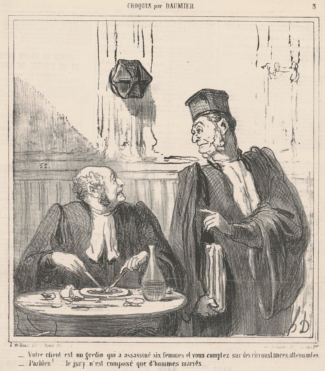 Votre client est un gredin... - Honoré Daumier