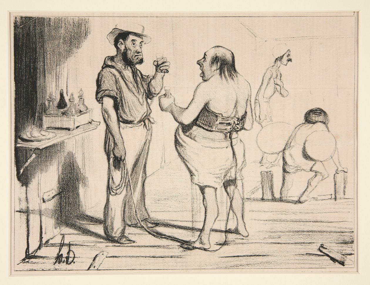 Voyez-vous, Bourgeois, vous êtes justement dans l - Honoré Daumier