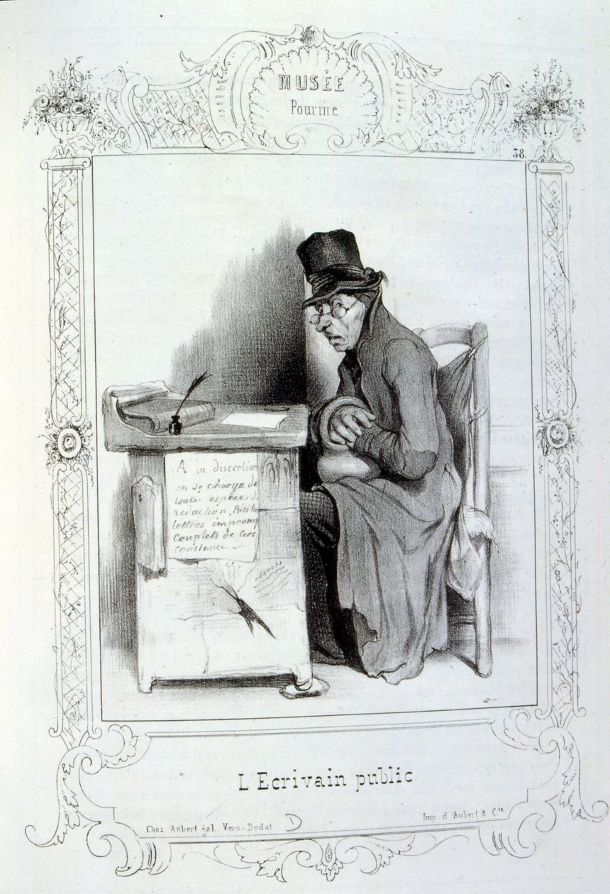 Illustrations sur les idées et légendes Philipon sous le titre Les Cent et Robert Macaire - Honoré Daumier