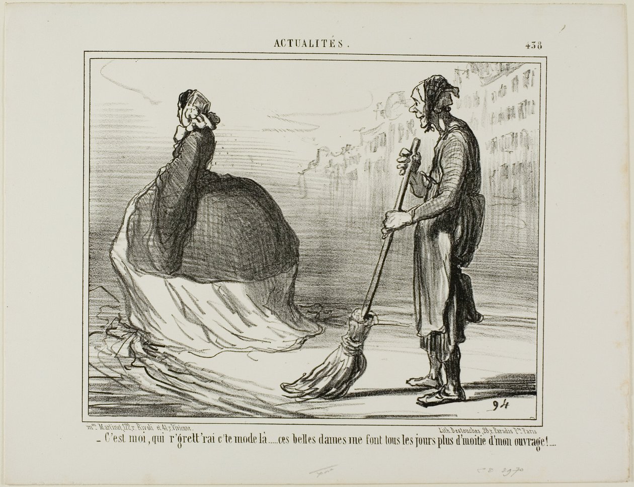 "Je regretterais que ce mode soit un jour démodé... ces dames font la moitié de mon travail", planche 438 d