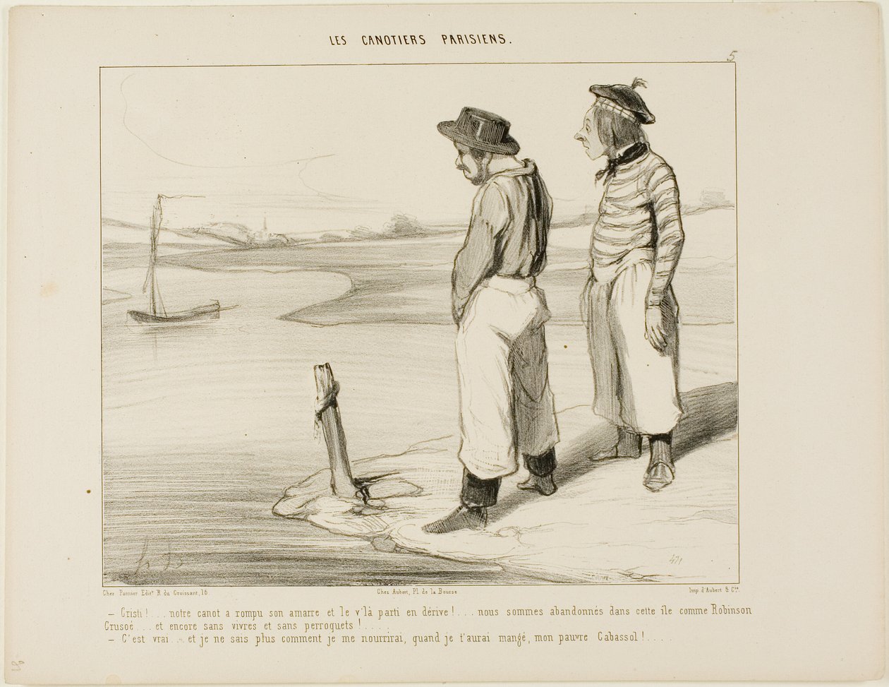"- Notre bateau a lâché l