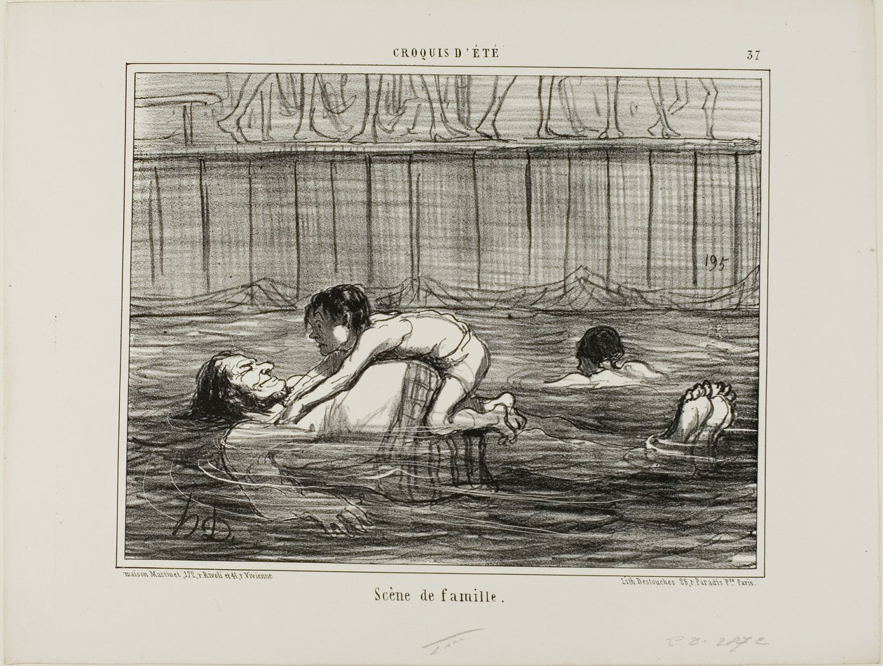 Scène de famille, planche 37 de Croquis D