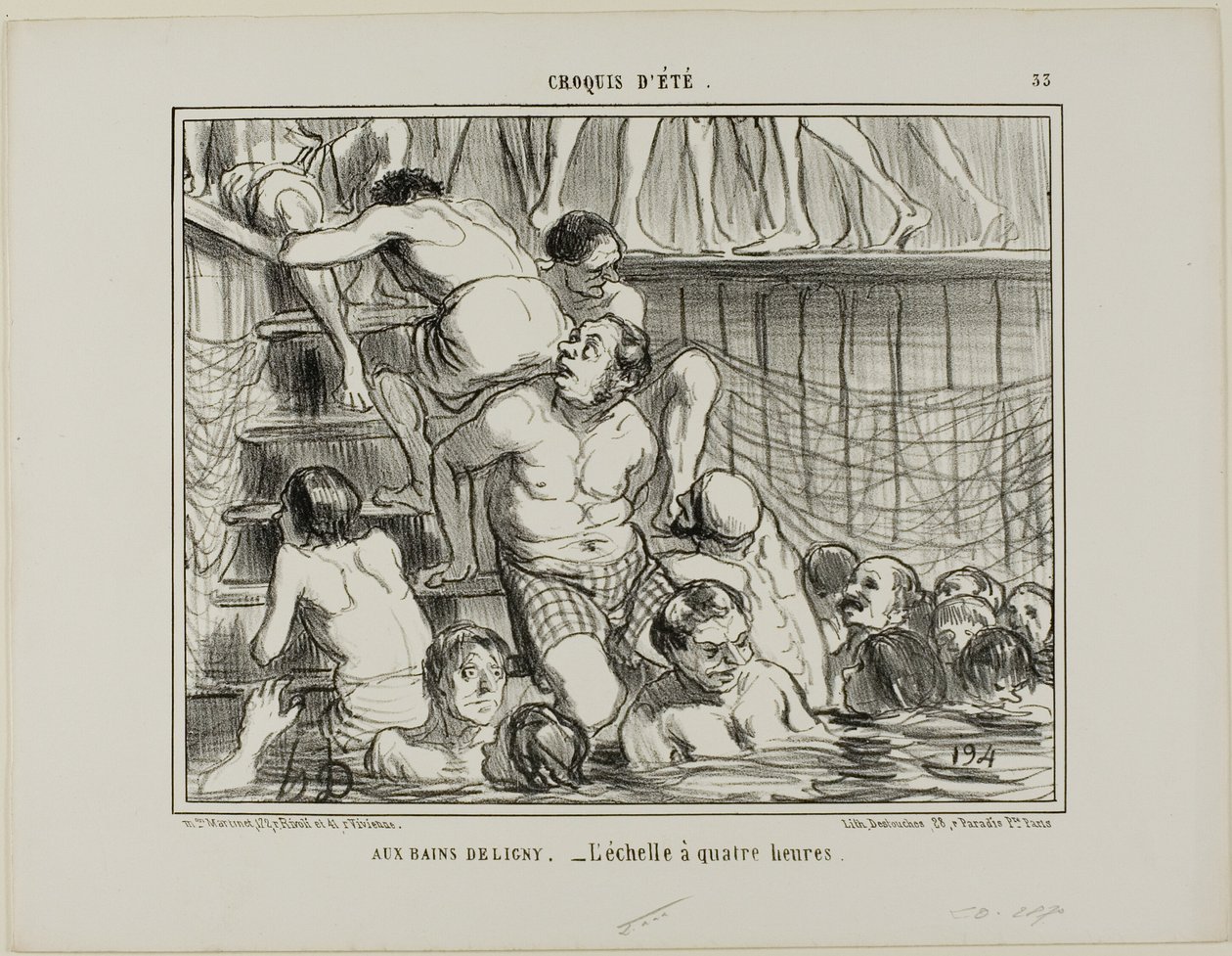 Aux thermes de Deligny. - L