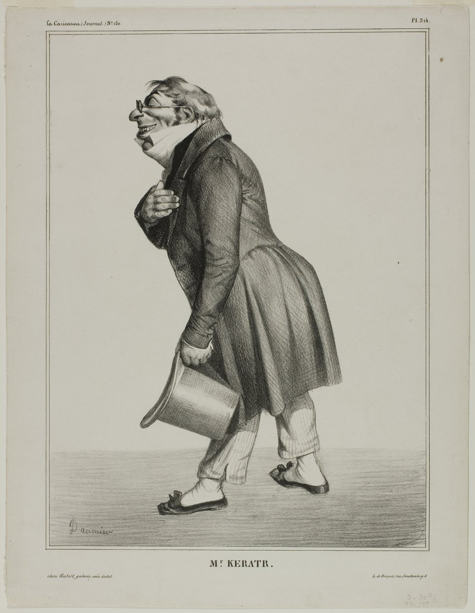 Auguste-Hilarion, Comte de Kératry - Honoré Victorin Daumier