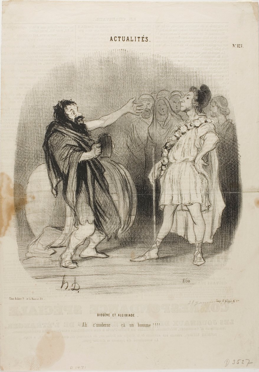 Diogène et Alcibiade à l