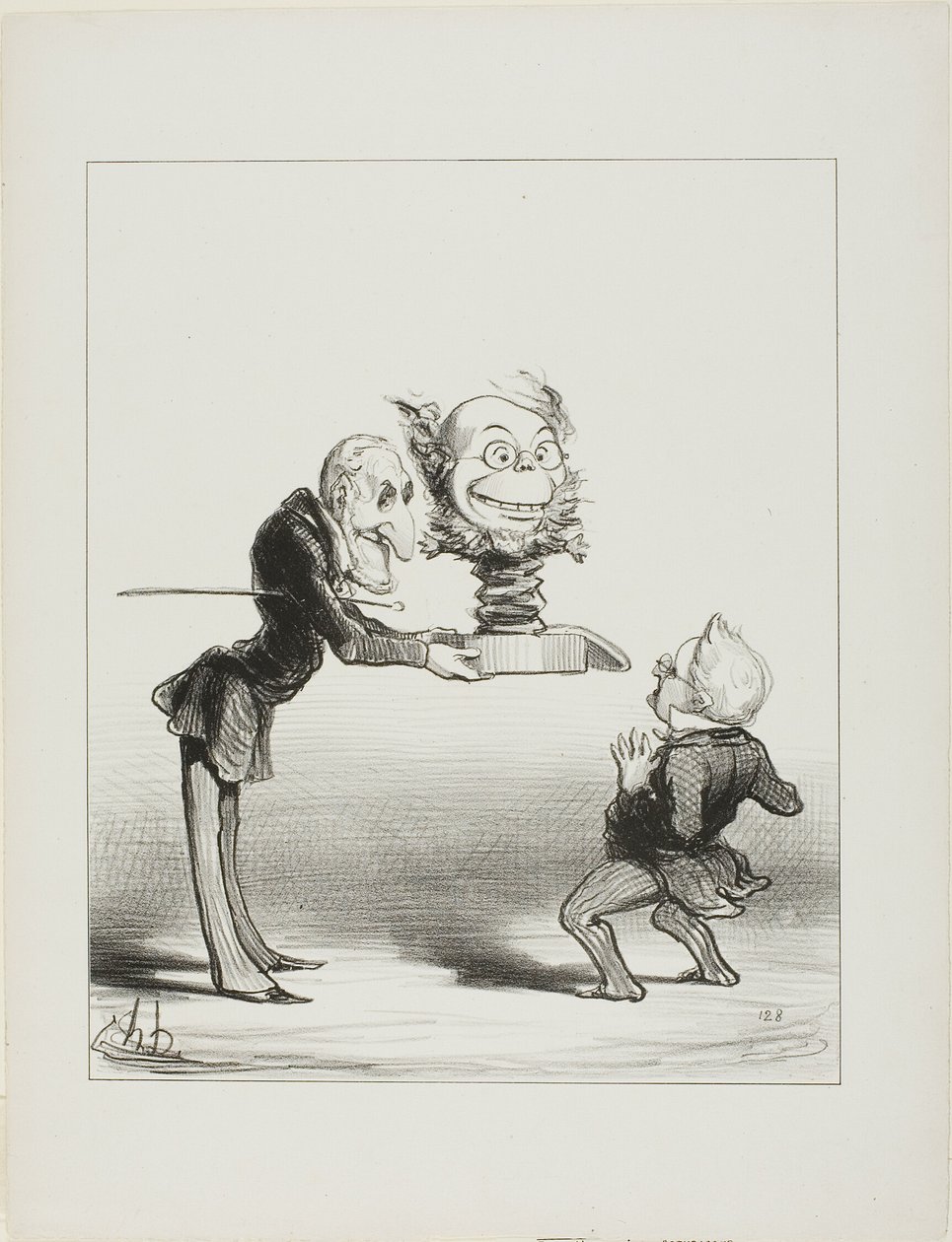 Le père Molé apporte des cadeaux de Nouvel An au petit Thiers, planche 62 d