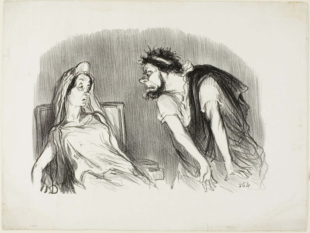 Oedipe. "- Quand mon épée a tranché dans son cœur saignant - Vous tremblez Madame - C