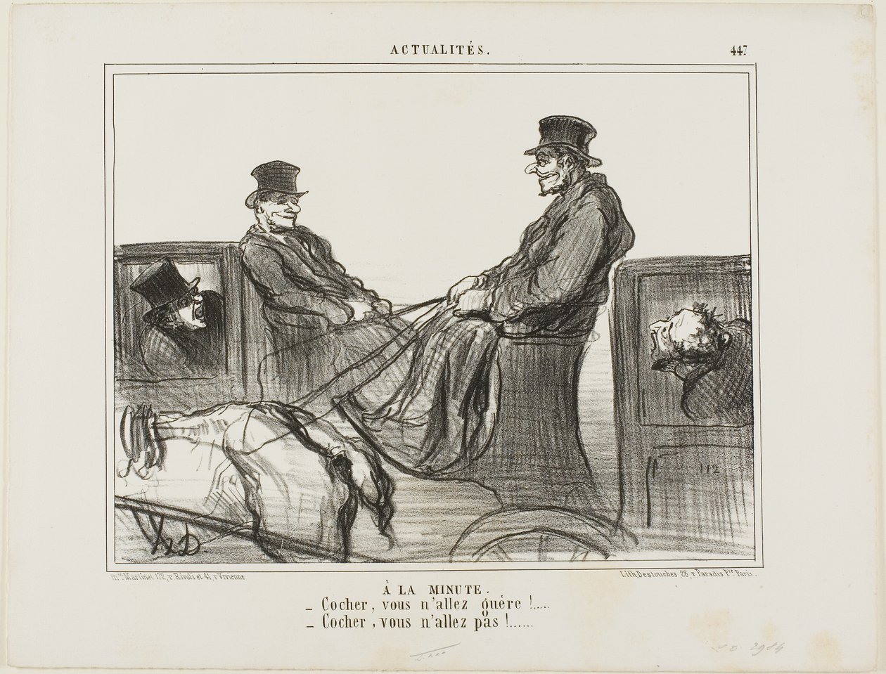 Payé à la minute. "Conducteur, vous avancez à peine ! - Conducteur, vous n