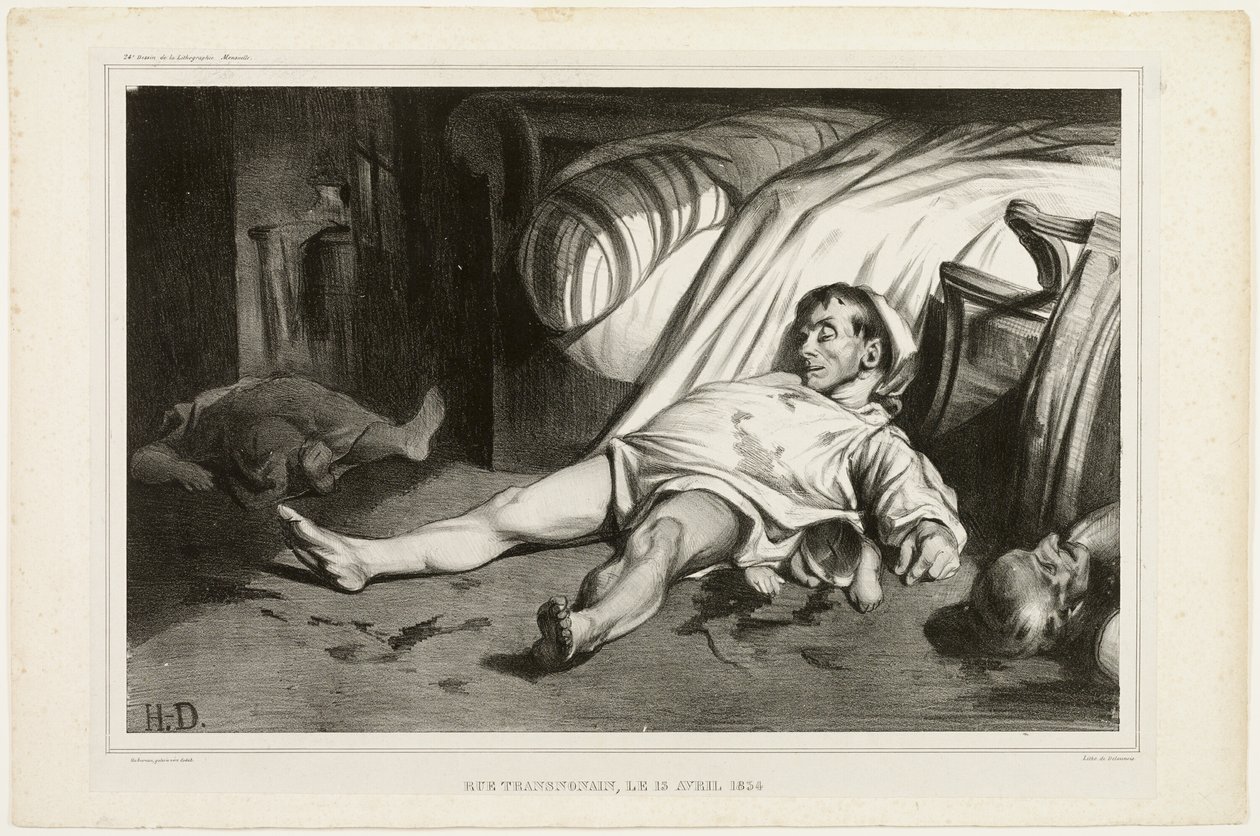 Rue Transnonain, le 15 avril 1834, 2 octobre 1834, planche 24 de L