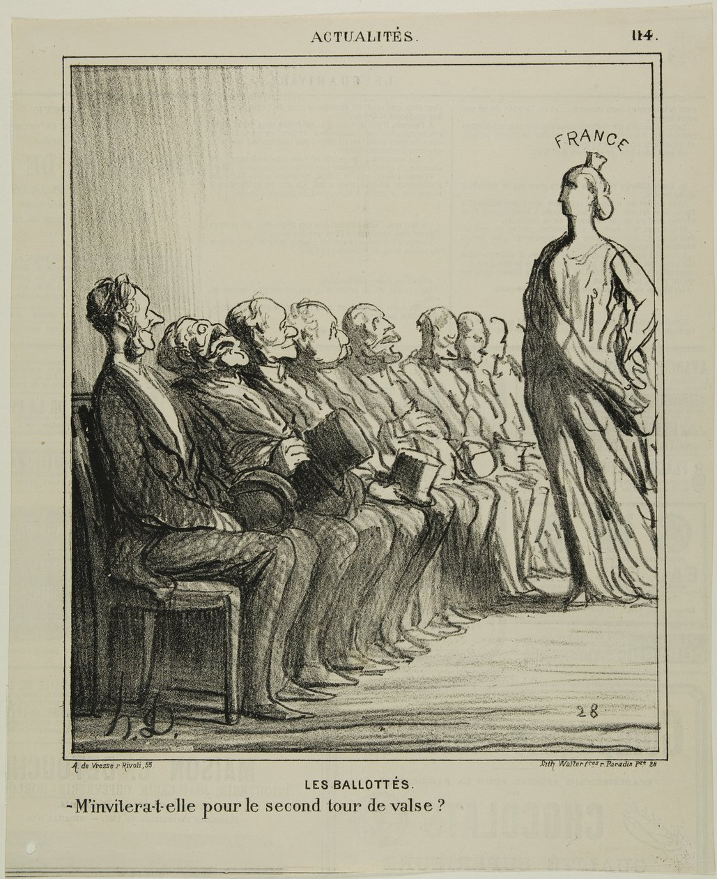 Élections au second tour. "La plaque 114 d