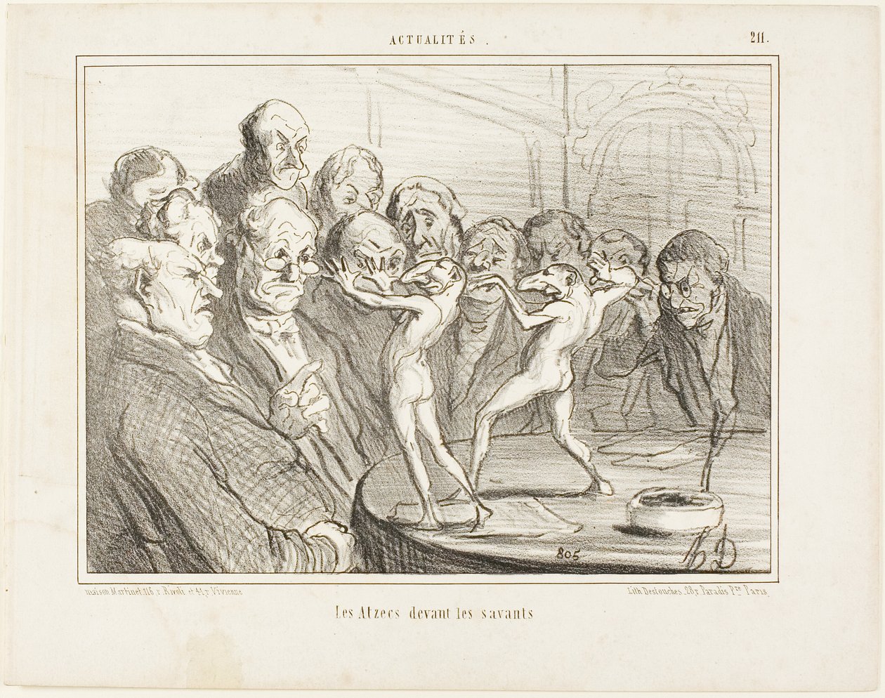 Les Aztèques devant les scientifiques, planche 211 d