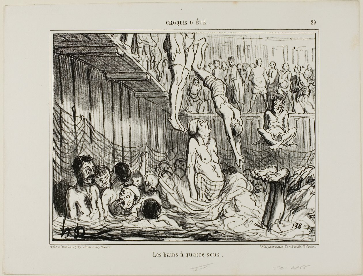 Le bain à 4 Sous, planche 29 de Croquis D