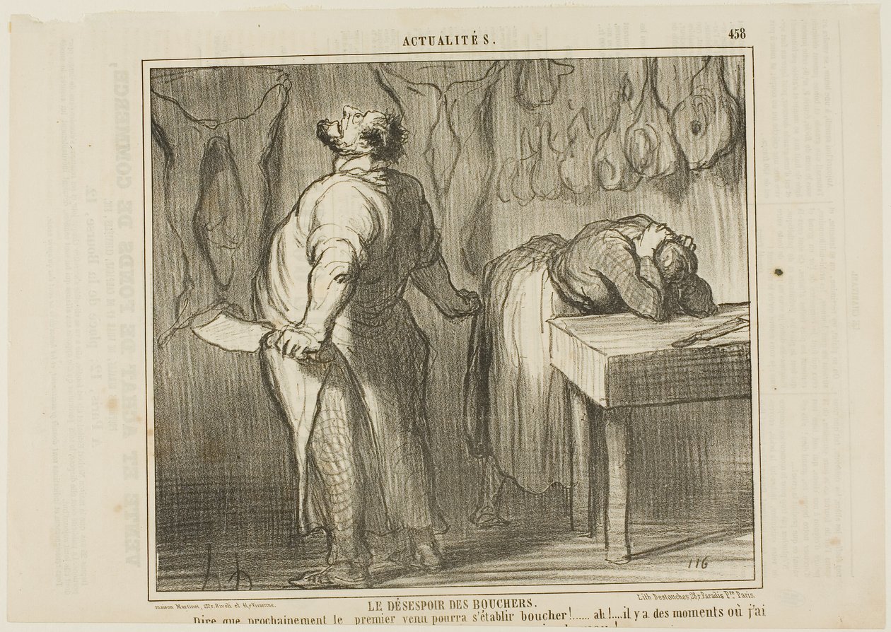 Le désespoir du boucher. "Imaginez : Tout le monde peut s