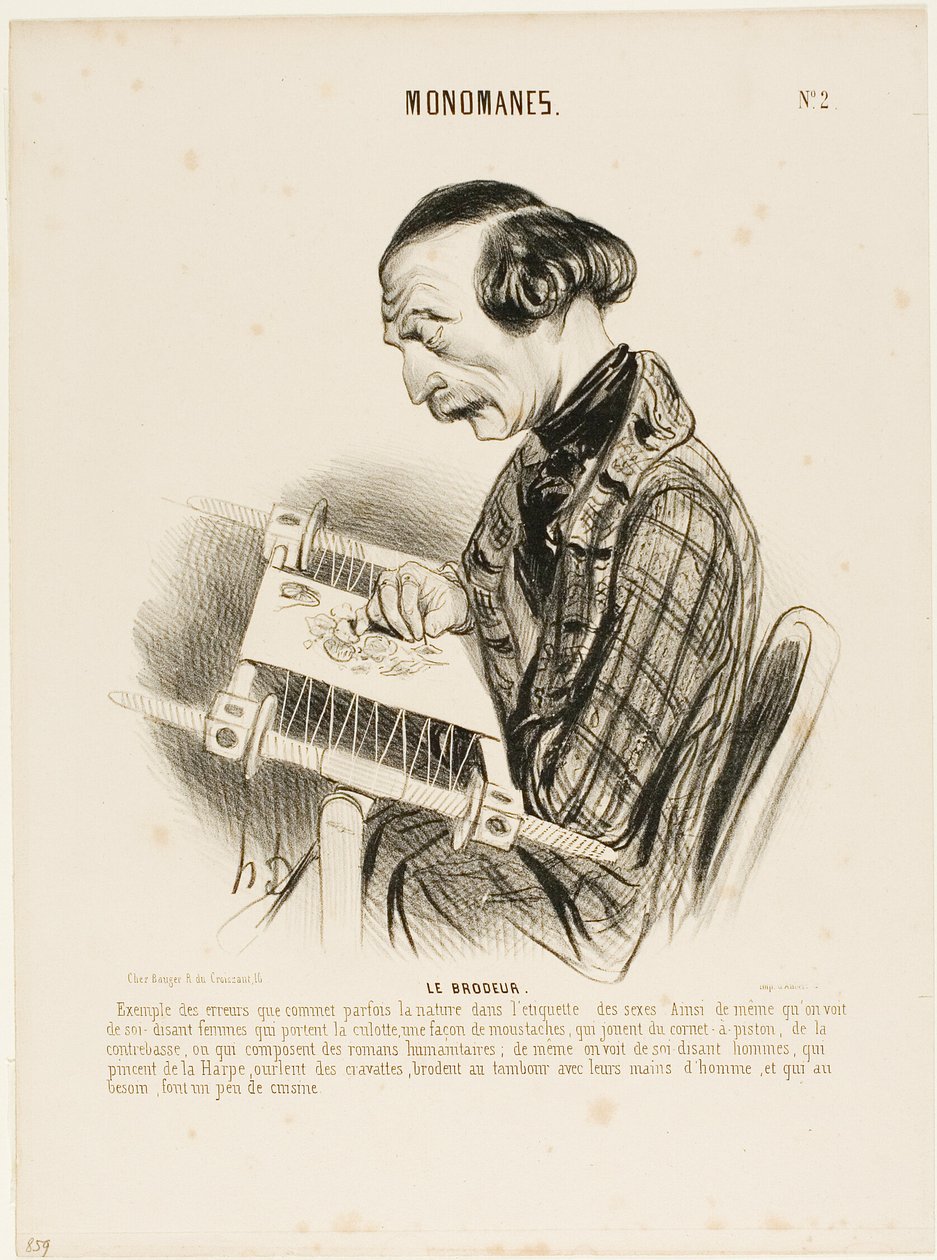 La brodeuse. Un exemple des erreurs que la nature commet parfois en ...