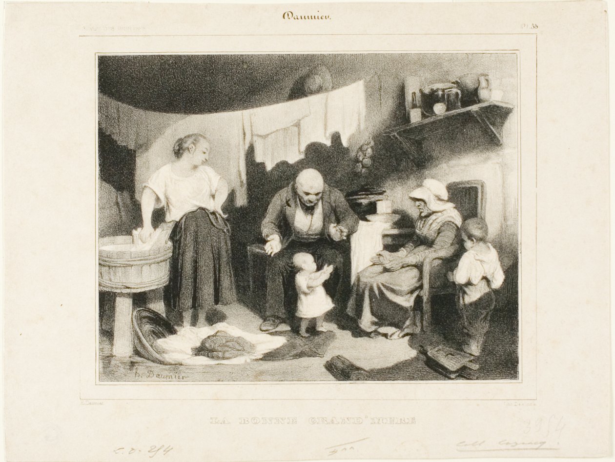 La bonne grand-mère, planche 55 - Honoré Victorin Daumier