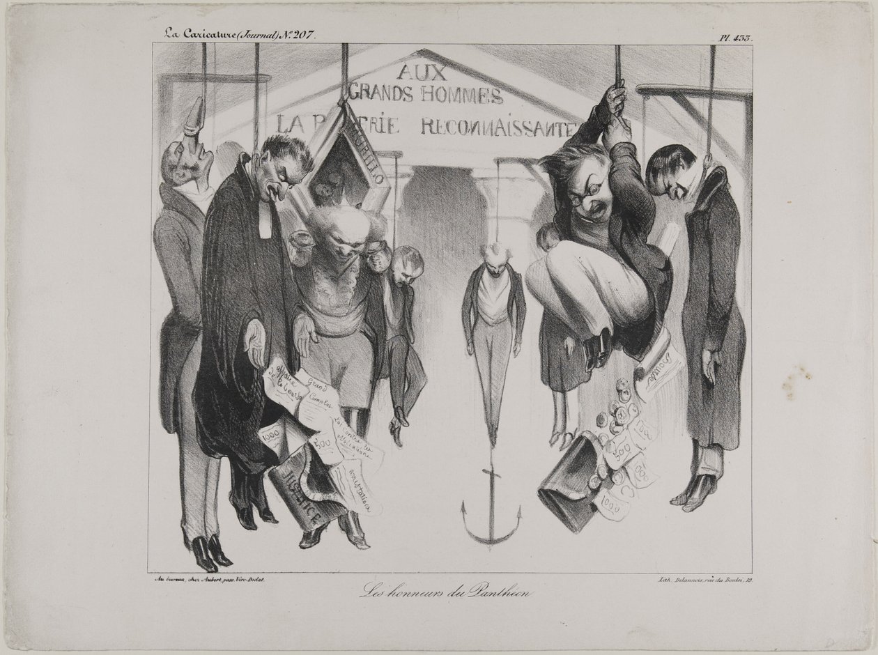 Les honneurs du Panthéon, planche 433 - Honoré Victorin Daumier