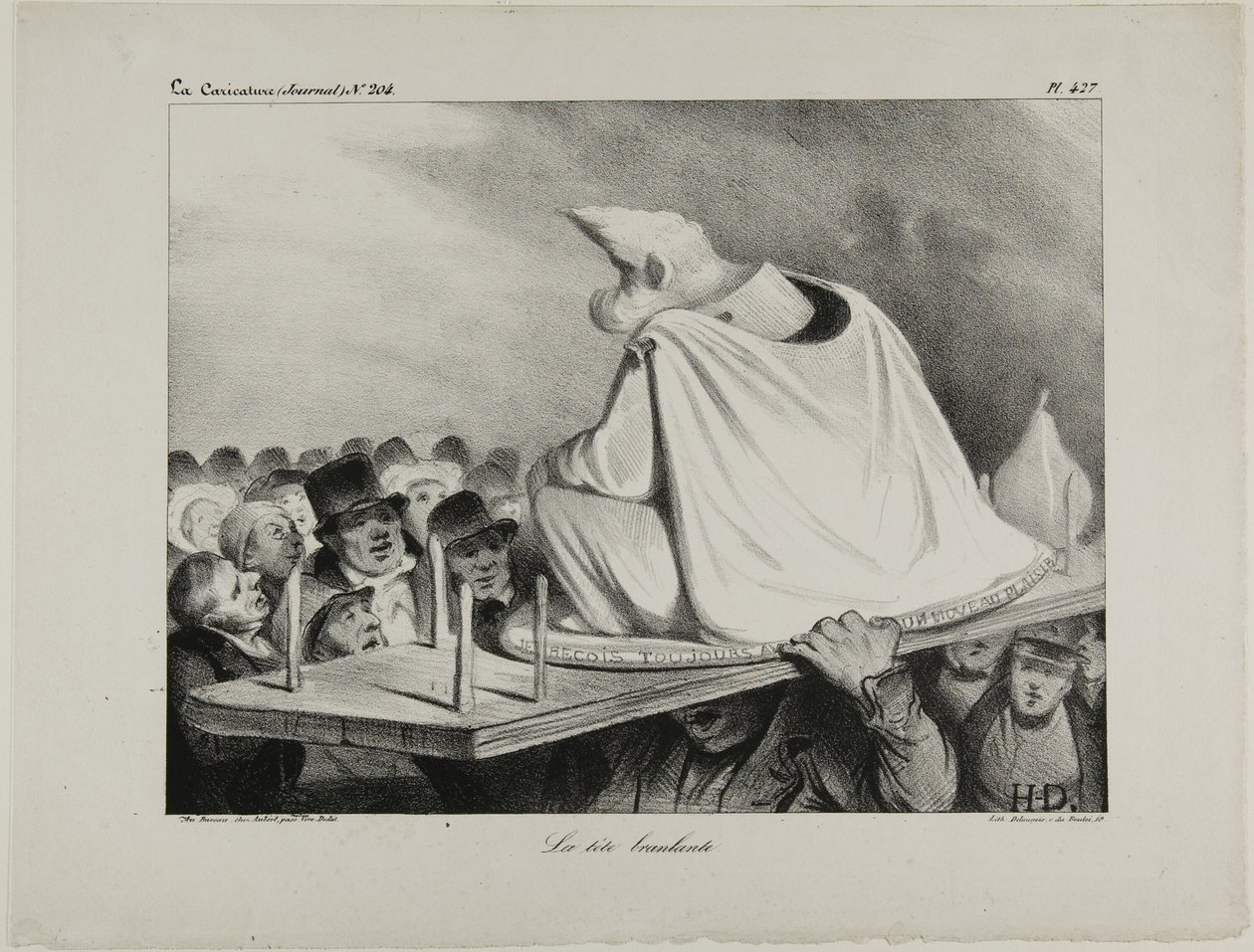 La tête en vrac, planche 427 - Honoré Victorin Daumier