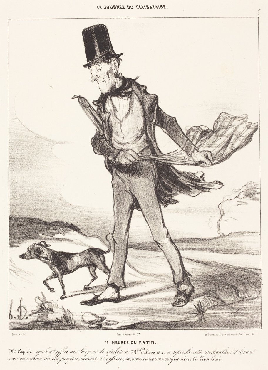 11 heures du matin - Honoré Daumier