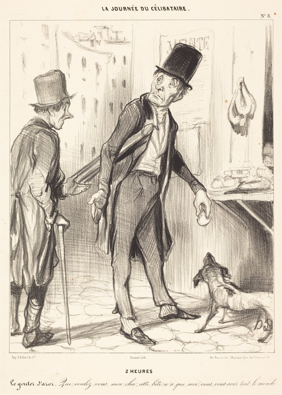 2 heures - Honoré Daumier