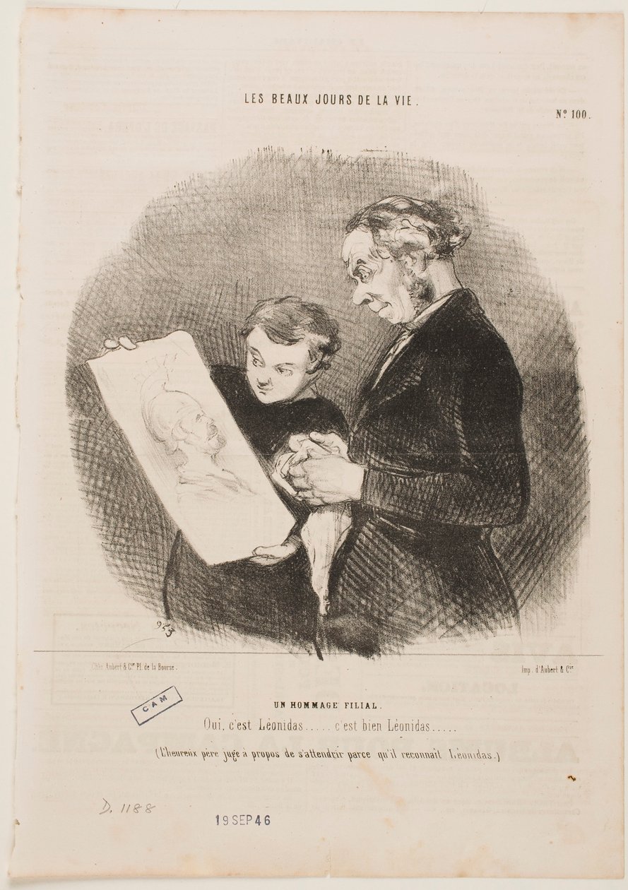 Un hommage filial - Honoré Daumier