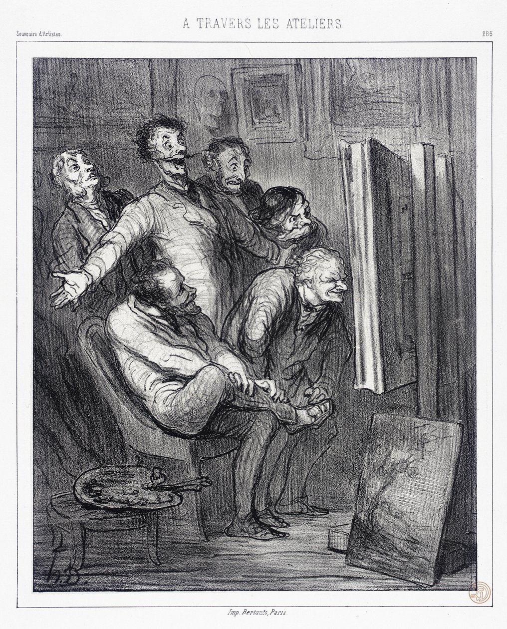 À travers les ateliers - Honoré Daumier