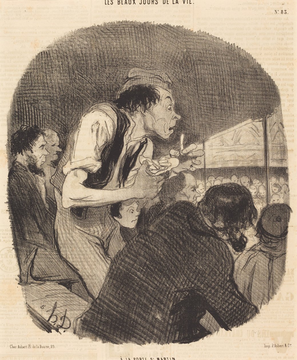 A la porte Saint-Martin - Honoré Daumier