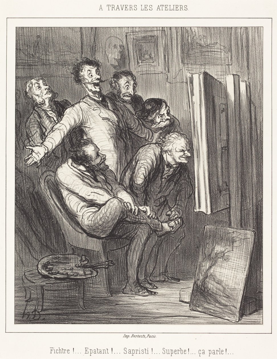 A travers les ateliers - Honoré Daumier