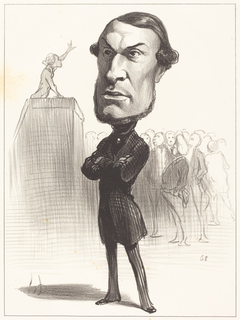 Achille Fould - Honoré Daumier