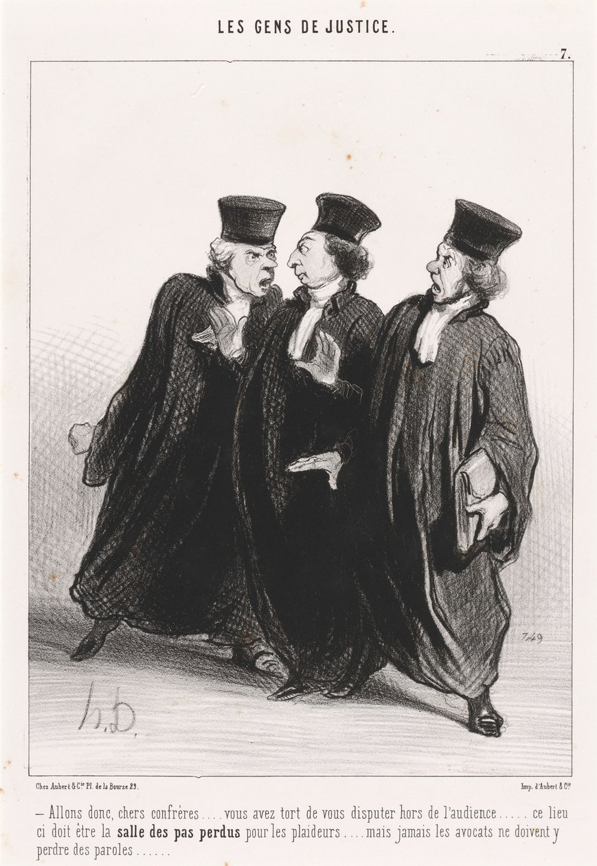 Allons donc, chers confrères... - Honoré Daumier