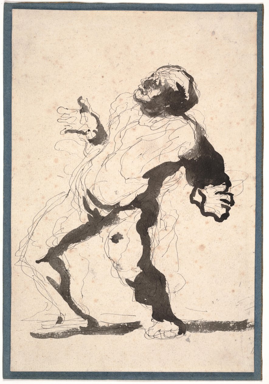 Un acteur - Honoré Daumier