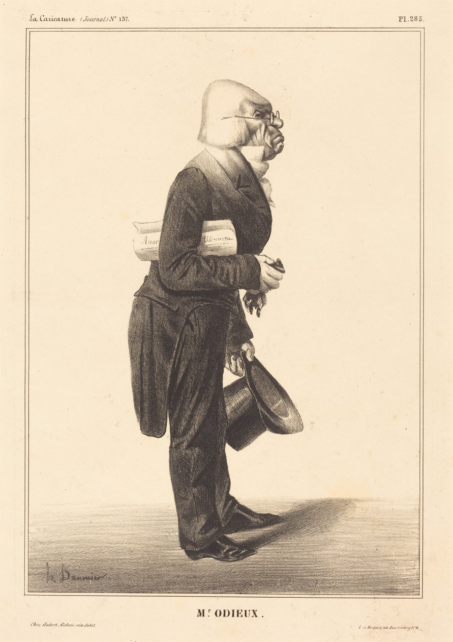 Antoine Odier - Honoré Daumier
