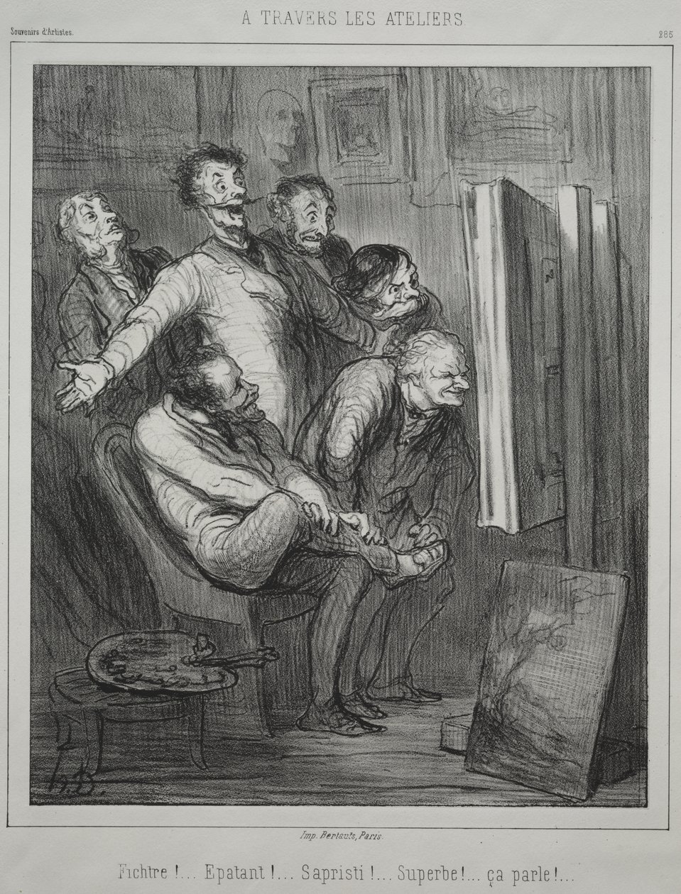 À travers les Ateliers - Honoré Daumier