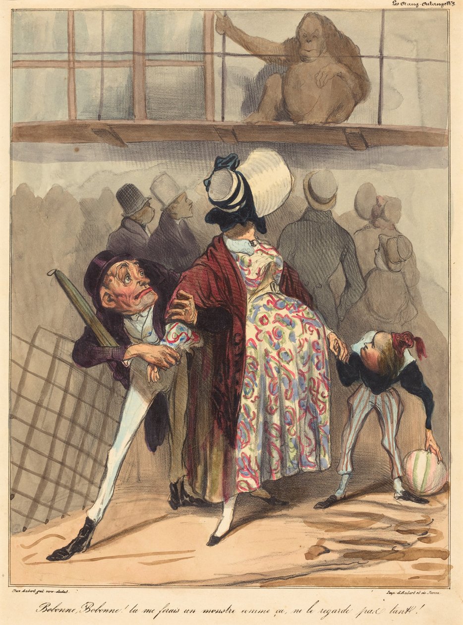 Bobonne... ne le regarde pas tant ! - Honoré Daumier