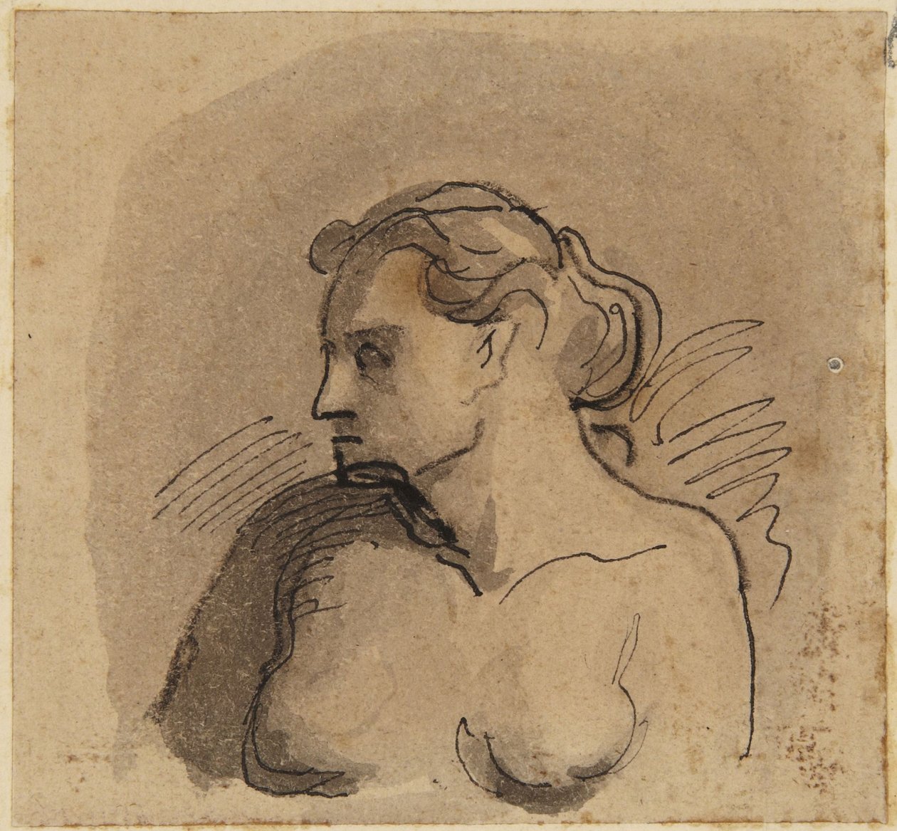 Buste de femme - Honoré Daumier