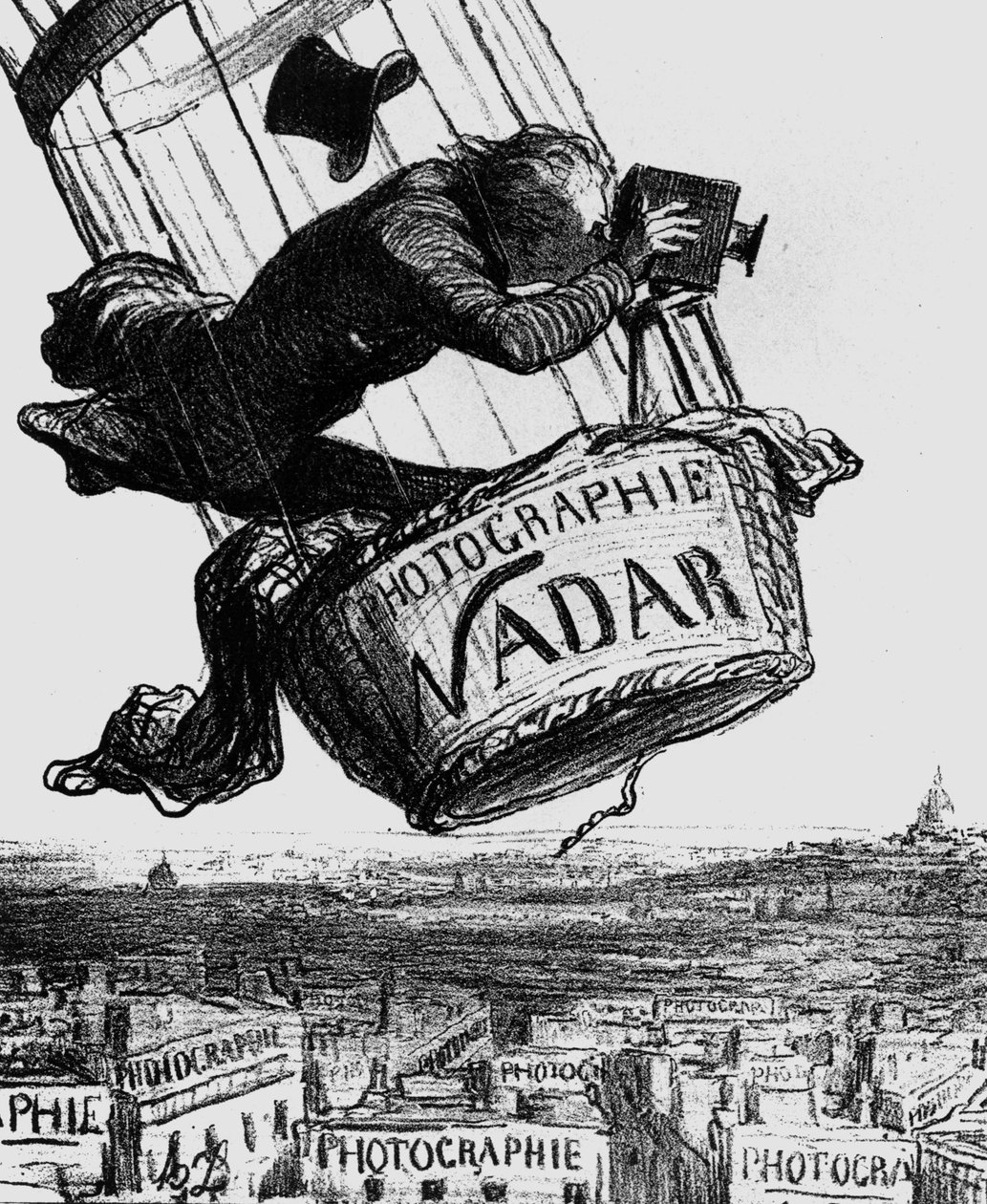 Caricature de Gaspard-Félix Tournachon, alias Nadar (1820-1910) 1862 - Honoré Daumier
