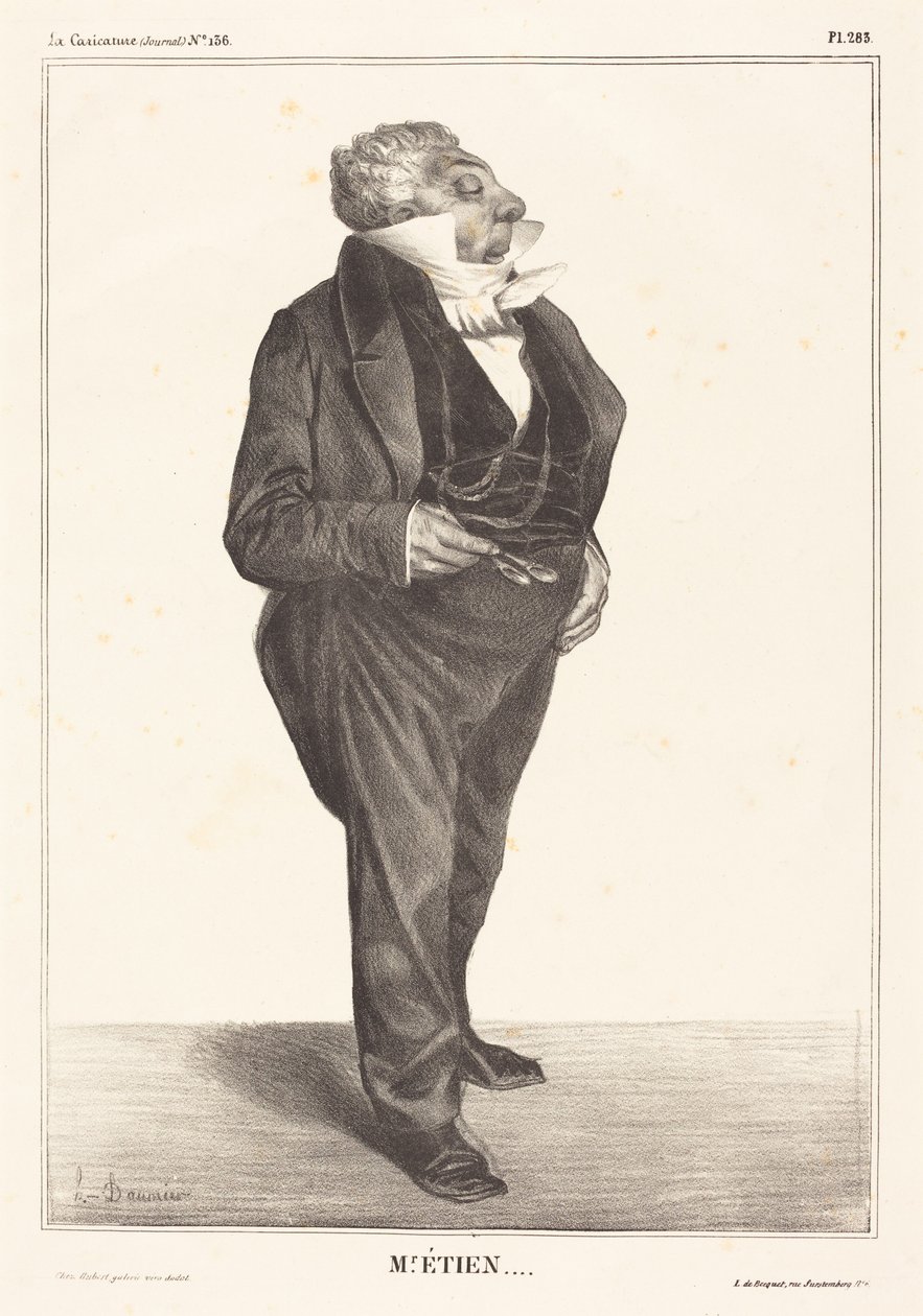 Charles Guillaume Étienne - Honoré Daumier