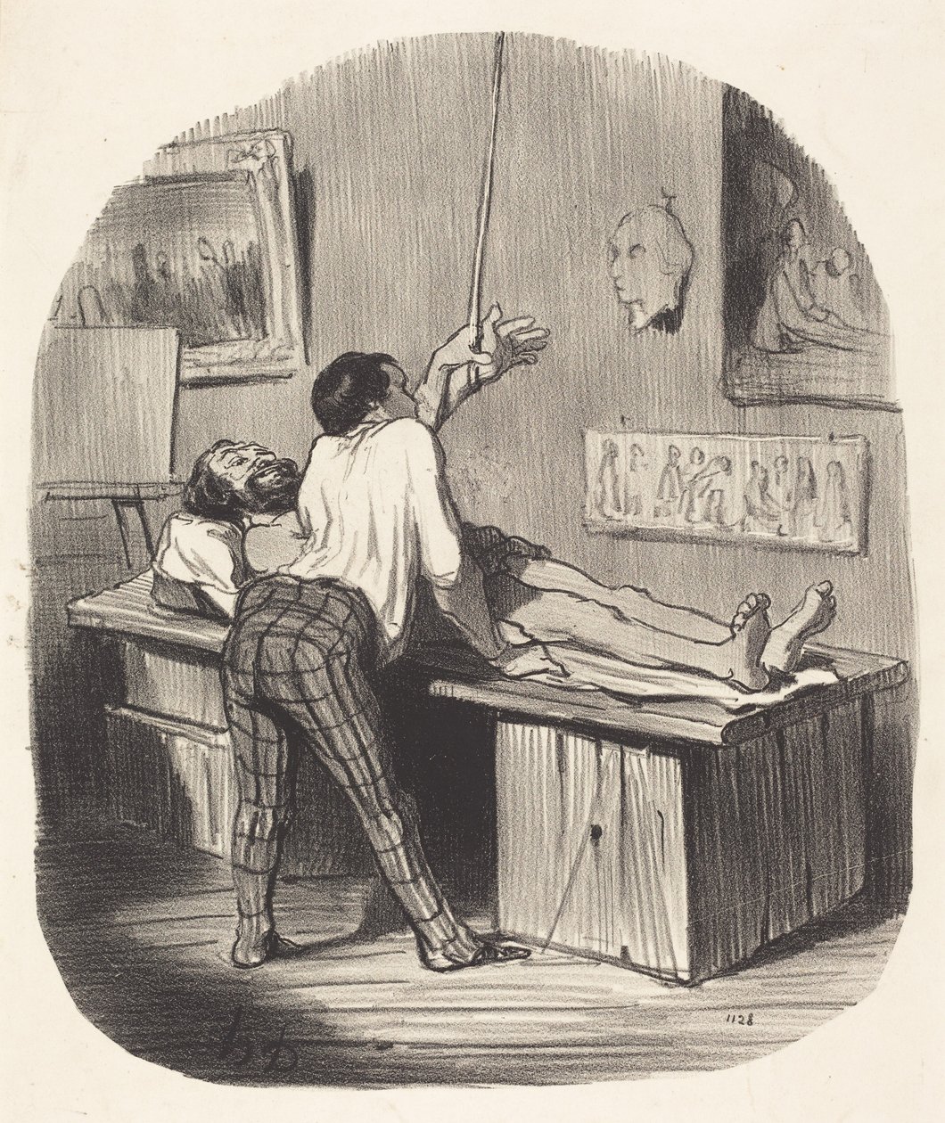 Comment, Saint-Gervais a pris ceci... - Honoré Daumier