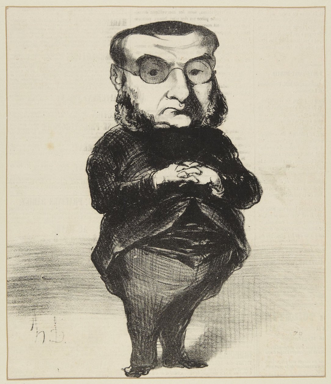 «Coquerel» - Honoré Daumier