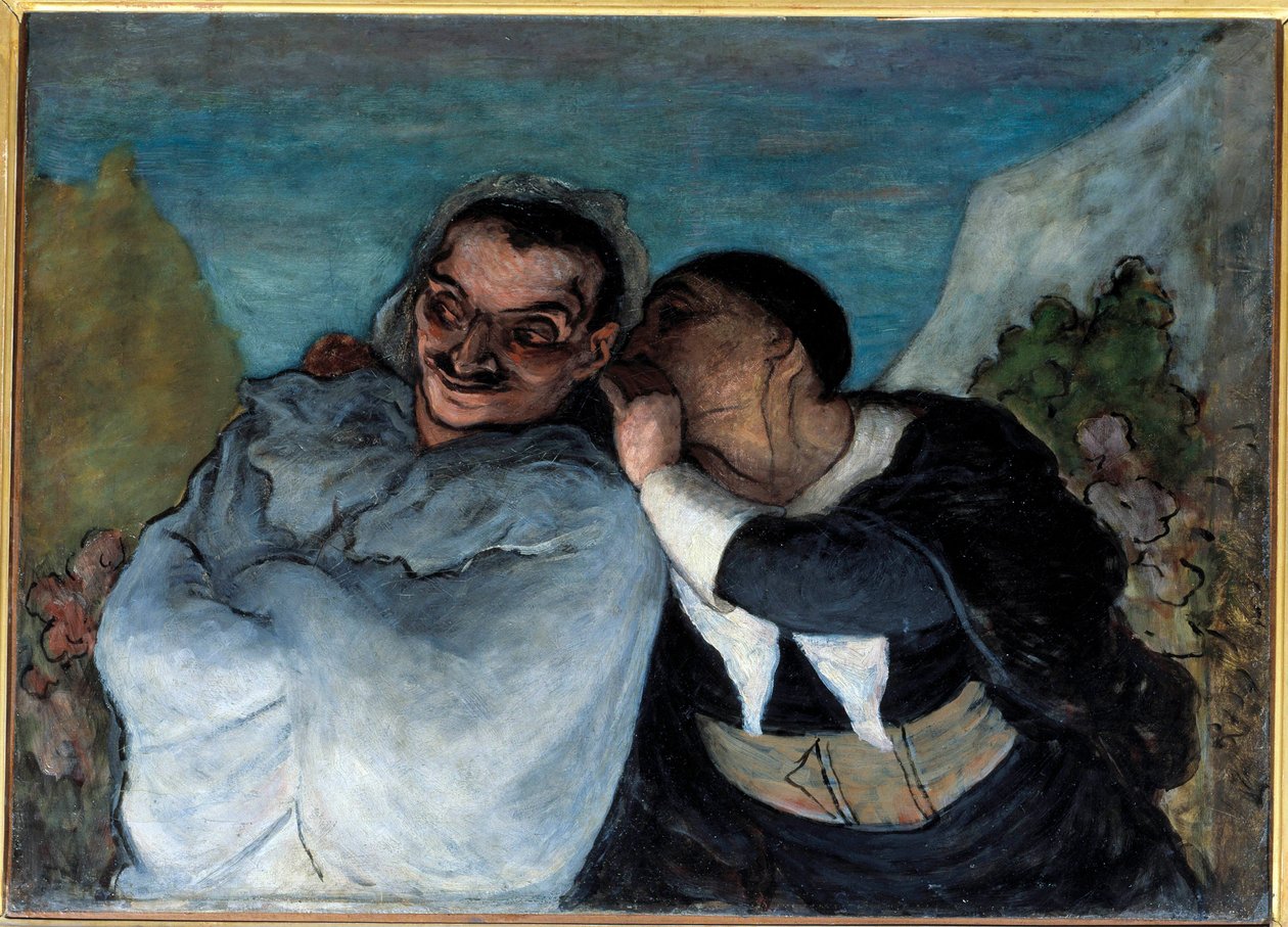 Crispin et Scapin - Honoré Daumier
